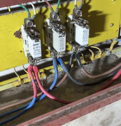 Cambio de cables.