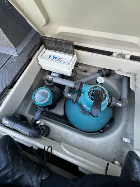 Foto del trabajo terminado - Tablero de encendido automático para filtrado de pileta